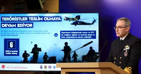 Son bir haftada 6 terörist teslim oldu... Hudutlarda 192 şahıs yakalandı!