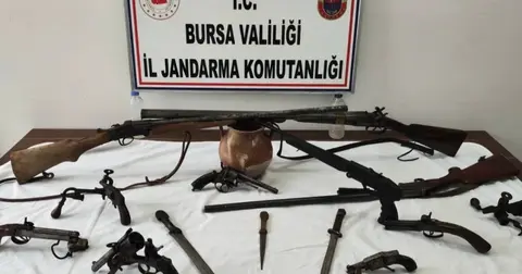 Bursa'da "Anadolu Mirası" operasyonu! Çok sayıda tarihi eser ele geçirildi