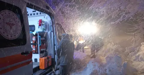Malatya’da karda mahsur kalanlar kurtarıldı