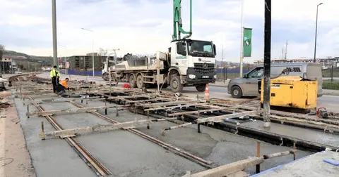 Kartepe Tramvay Hattı'nda durmak yok