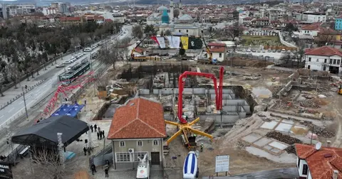Konya Mevlevi Dergahı'nın temeli atıldı