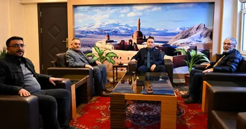 Ağrı'da gazetecilerden Emniyet Müdürü Önder’e ziyaret