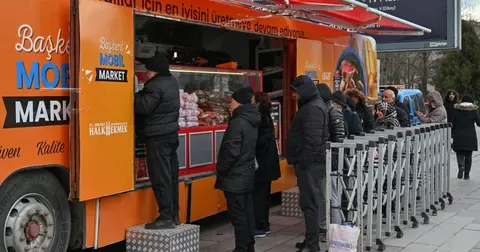 Başkent Mobil Market ile et satışı başladı