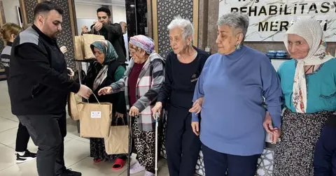 Çorum'da hastalara ve yaşlılara destek eli