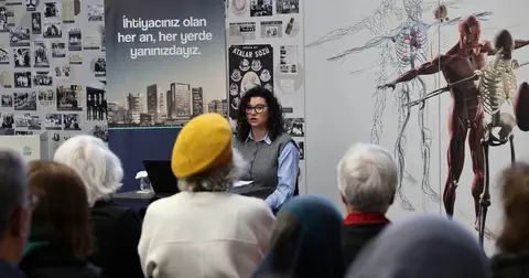Bursa Nilüfer'de osteoporoz ve beslenme söyleşisi