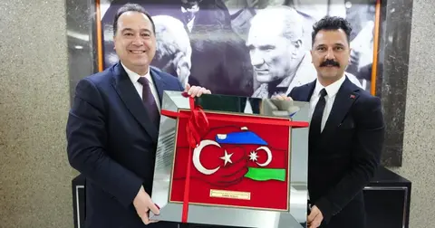 Manisa’da Azerbaycan Kültür Derneği’nden dostluk ziyareti