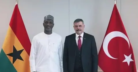 Bakan Çiftçi, Ganalı mevkidaşını ağırladı