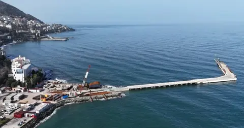 Ordu’da Altınordu Atatürk Rıhtımı 140 metre uzatılıyor