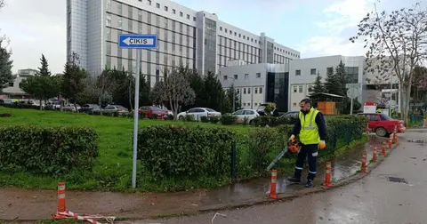 Kocaeli'de hastane bahçelerine Büyükşehir’den dokunuş