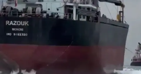 Sarıyer’de karaya oturan gemi başarıyla kurtarıldı