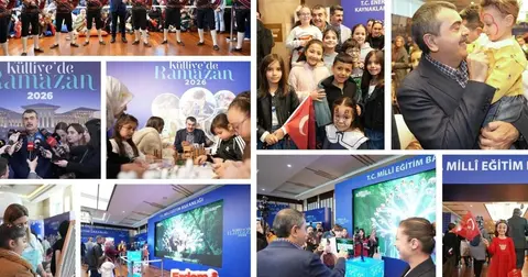 Bakan Tekin'den 'Külliyede Ramazan' stantlarına ziyaret