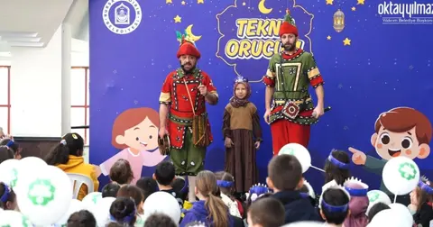 Bursa Yıldırım'da minikler için iftar vakti
