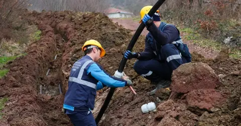 Sakarya Kamışlı’da 5 bin metrelik içme suyu hattı yenileniyor