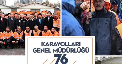Bakan Uraloğlu’ndan Karayolları’nın 76. yılına anlamlı mesaj