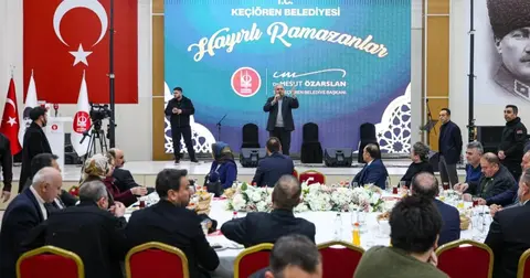 Ankara Keçiören’de berber esnafıyla Ramazan buluşması