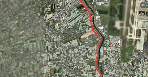 Antalya Muratpaşa'da DSİ kanal yoluna iyileştirme