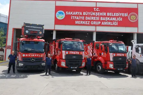 Sakarya İtfaiye Teşkilatı'nın yeni güçleri