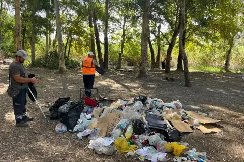 Kırkgöz su kaynaklarında izinsiz yapılar yıkıldı