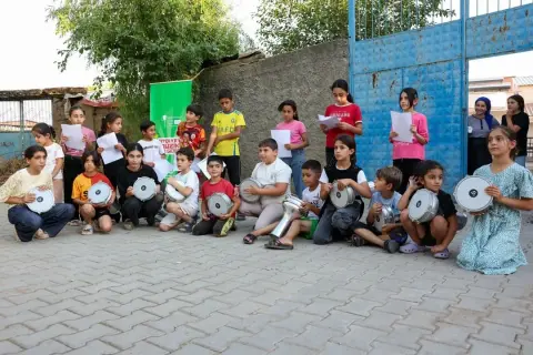 Diyarbakır'da kırsal çocuklar konsere hazırlanıyor