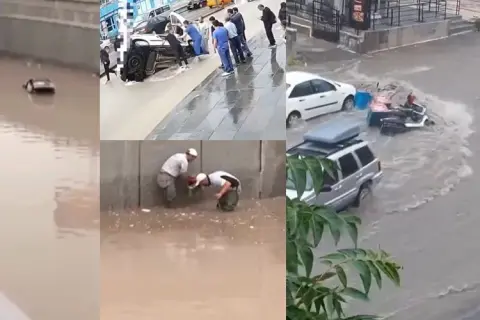 Ankara selle boğuşuyor: Batçıklar kapandı, yollar çöktü