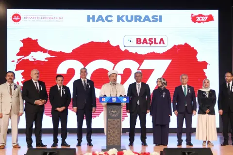2027 yılı hac kurası bugün çekildi! 1 milyon 878 bin kişi katıldı