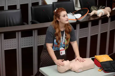 Konya Karatay'da personele temel ilk yardım eğitimi