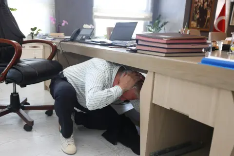 Bursa Nilüfer’de deprem ve yangın tatbikatı