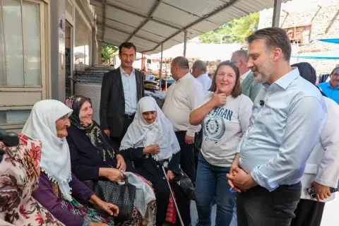 Harmancık'ı göç alan ilçe haline getirme hedefi