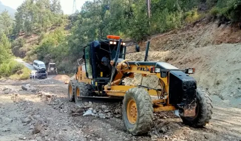 Alanya’nın Kırsalında Yol Seferberliği