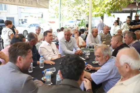 Osmangazi Başkanı Aydın: Mahallede sorunları yerinde dinledi