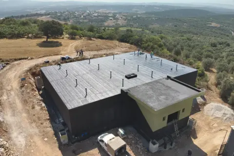 Mudanya'ya 10 mahalleyi besleyecek su deposu %70 tamamlandı