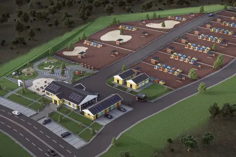 Kayseri Talas'ta 20 bin m²'lik hayvan bakımevi