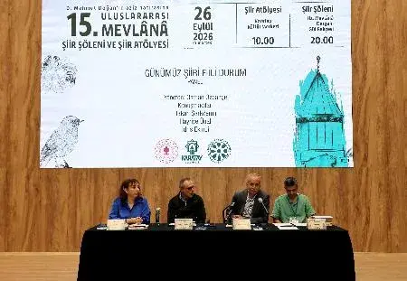 15. Mevlâna Şiir Şöleni atölyelerle kapılarını açtı