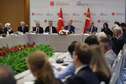 Erdoğan, New York'ta ABD Think Tank Yetkilileriyle Görüştü