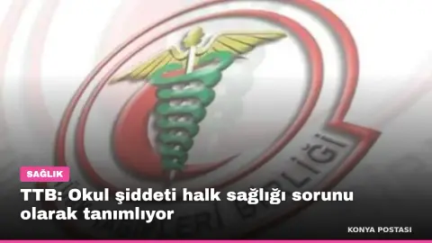 TTB: Okul şiddeti halk sağlığı sorunu olarak tanımlıyor