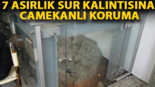 Sur kalıntısına camekanlı koruma