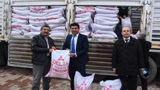Hüyük'te çiftçilere  tohum desteği