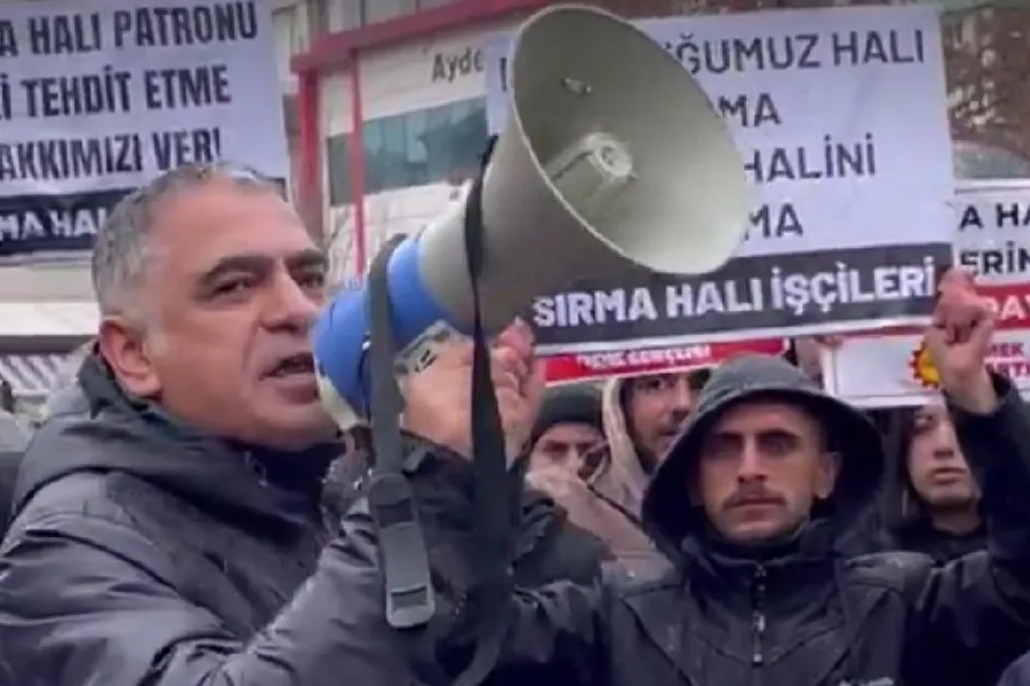 Sırma Halı işçilerini destekleyen BİRTEK-SEN Genel Başkanı tutuklandı