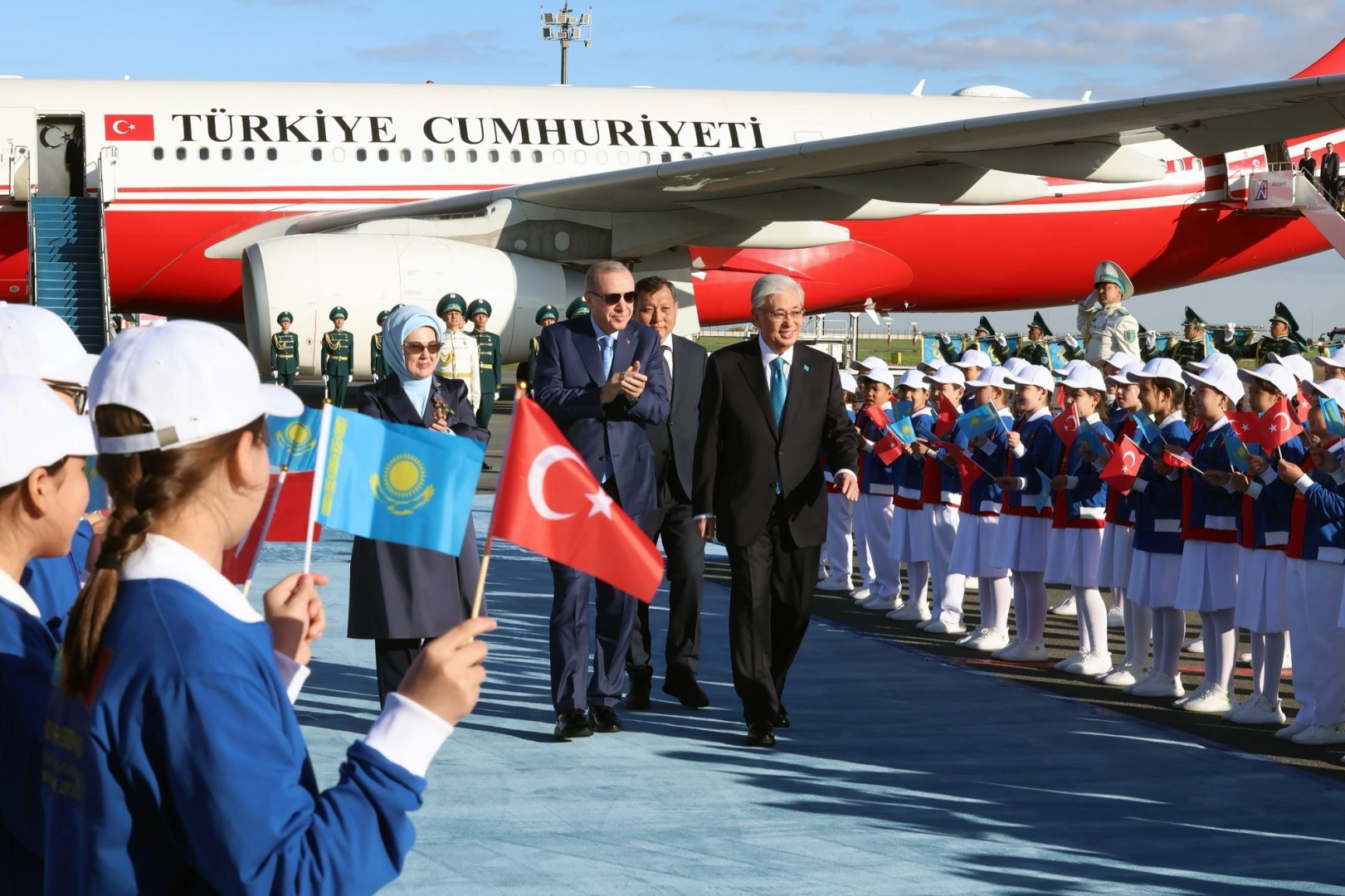 Cumhurbaşkanı Erdoğan Astana'da