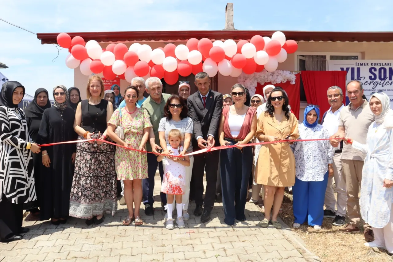Sapakpınar’da emekler yıl sonu sergisinde taçlandı