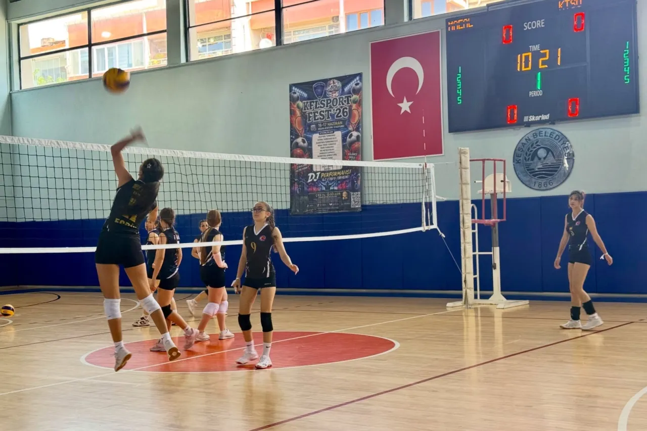 Keşan'da 'Fen Lisesi Sportfest' coşkusu