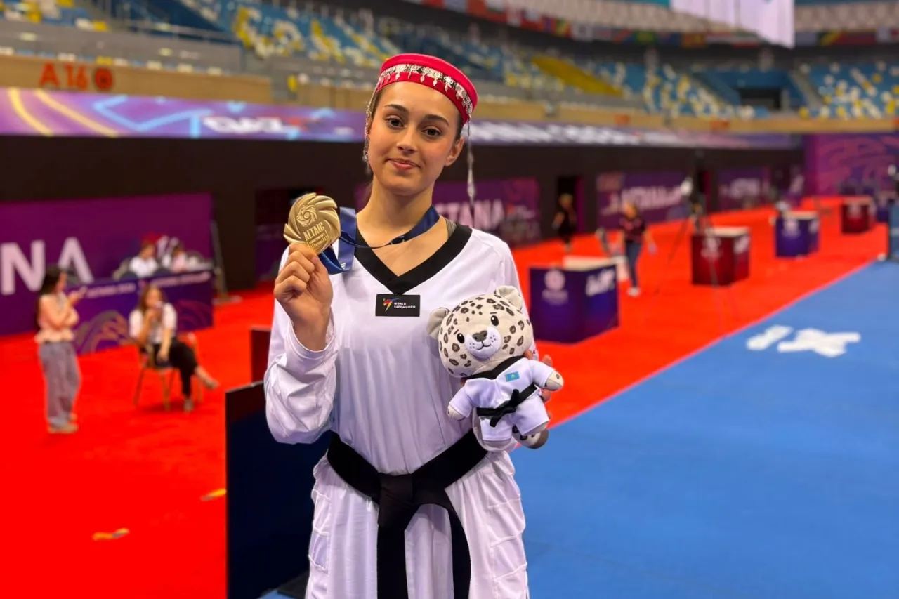 Trabzonlu taekwondocu Aybike Futtu Kazakistan’da altın madalya kazandı