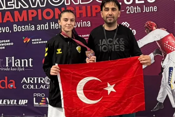 Emine Rana Adıgüzel Avrupa üçüncüsü oldu
