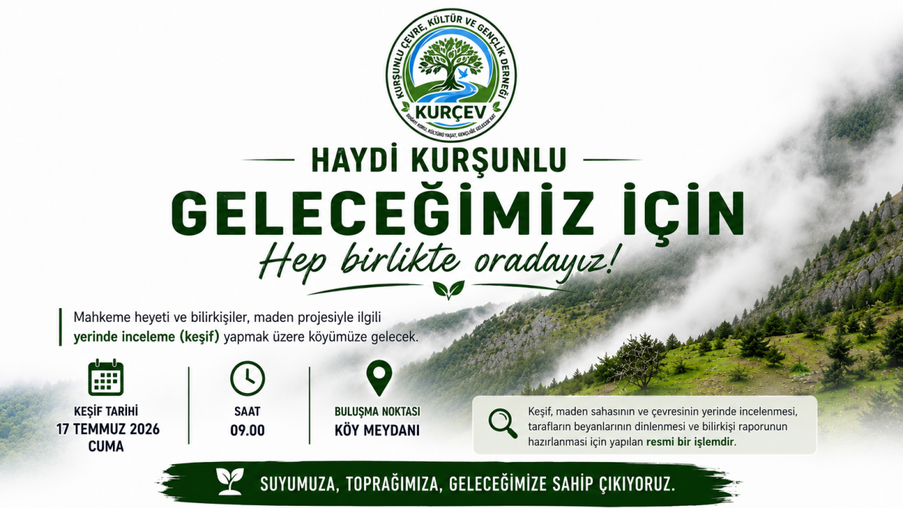 Kurşunlu ve Bahçesaray'da Maden Davasında Keşif Gerçekleşti