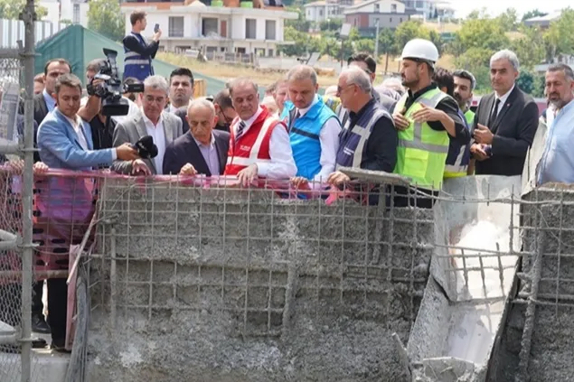 Beylikdüzü'nde Gürpınar Yağmur Suyu Tüneli için temel