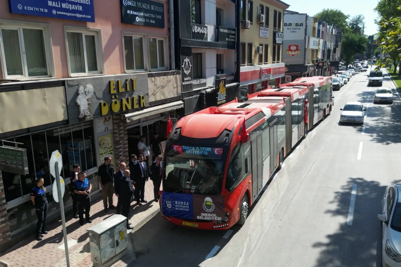 Bursa İnegöl'e metrobüs geliyor