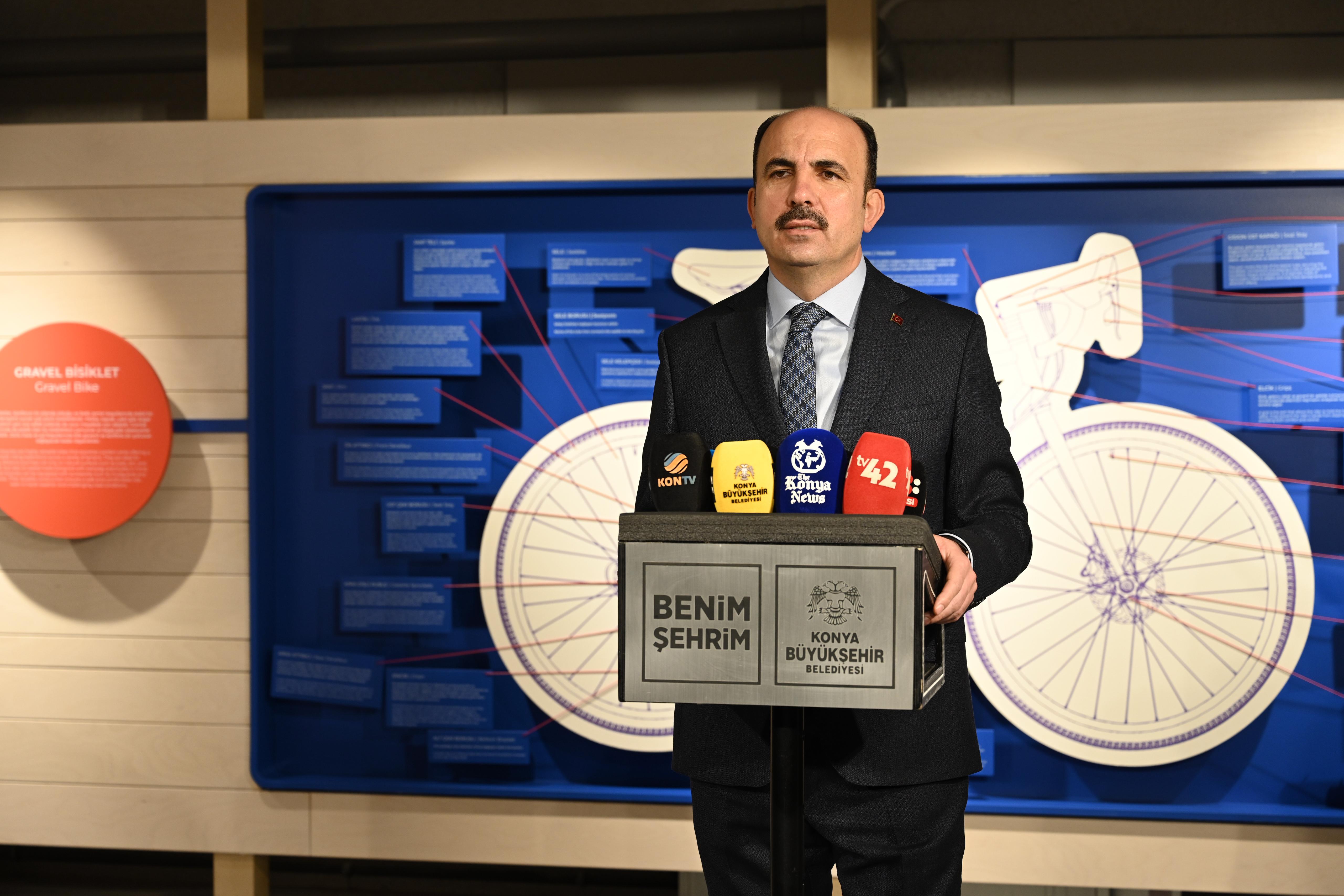 Dünyada Konya'nın Bisiklet Başkenti Olduğu İlgisini Oluşturacak Etkinlikler Planlıyoruz