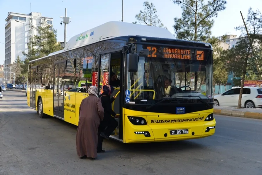 Diyarbakır'da bayramda toplu ulaşım ücretsiz olacak