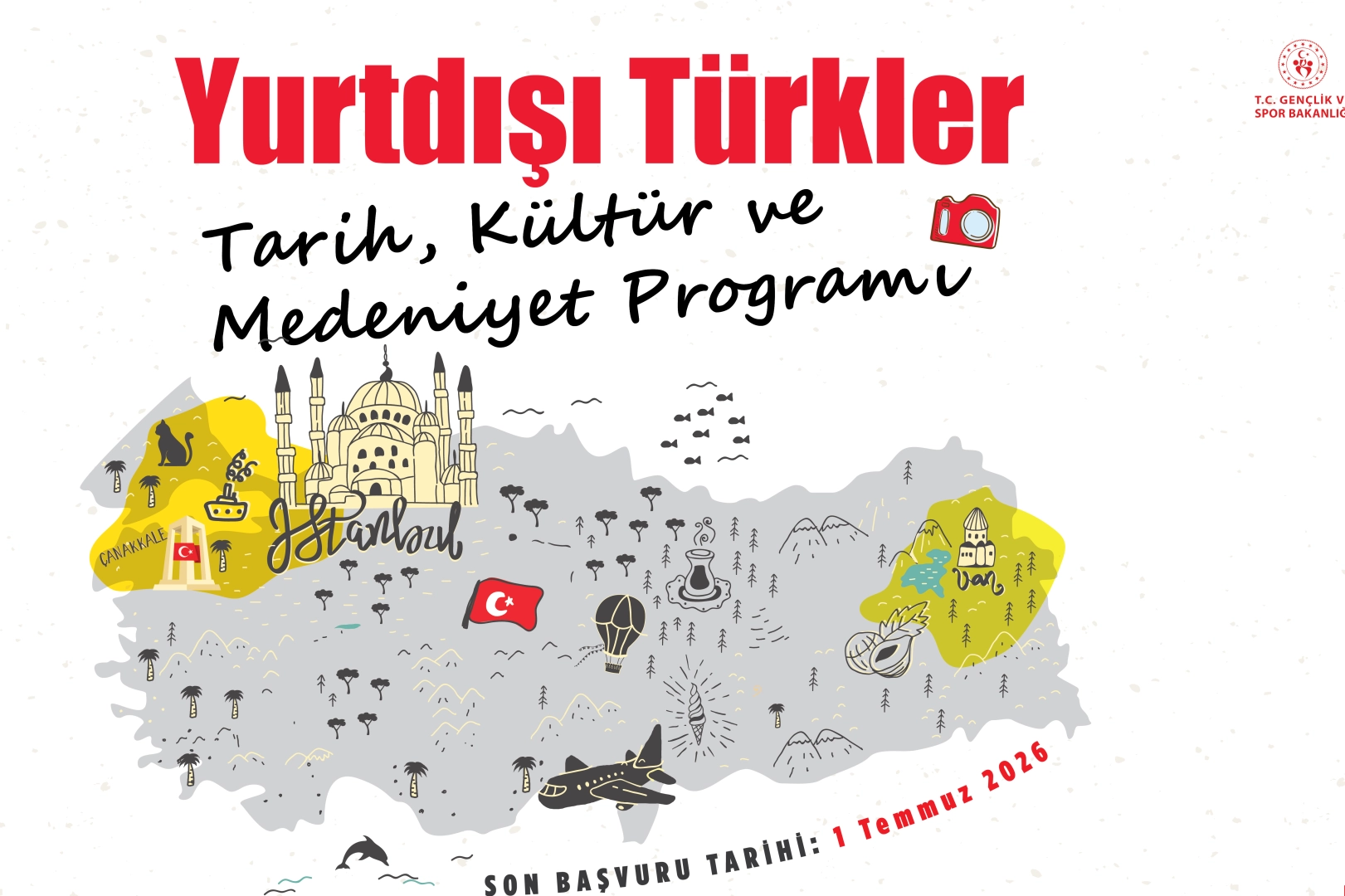 YTB’den yurt dışındaki gençlere “Tarih, Kültür ve Medeniyet” keşfi