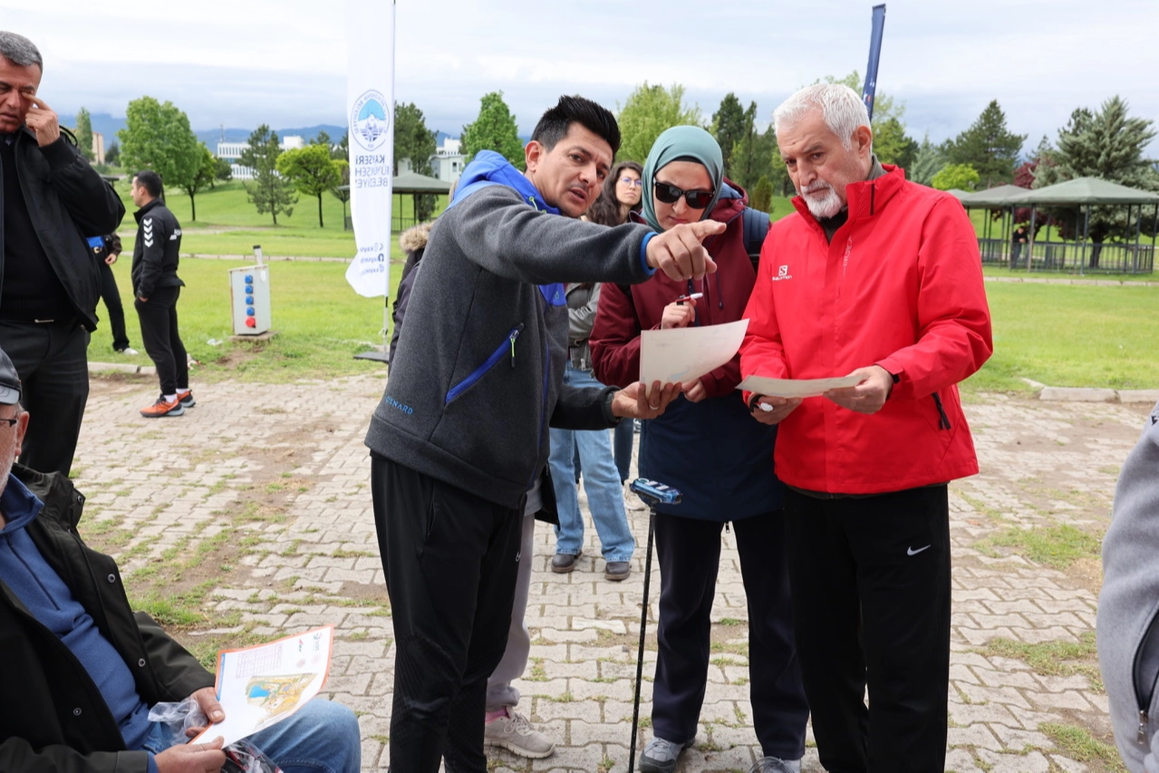 Kayseri Büyükşehir'den oryantiring heyecanı